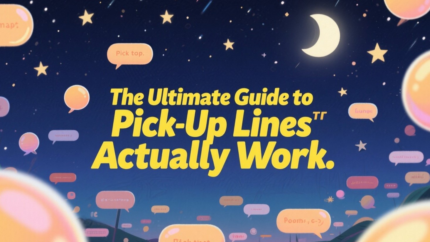 😏 The Ultimate Guide to Pick-Up Lines That Actually Work