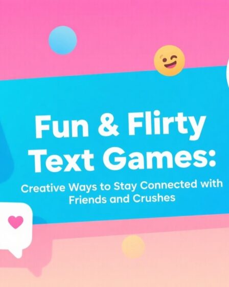 📱 Fun & Flirty Text Games: Creative Ways to Stay Connected with Friends and Crushes