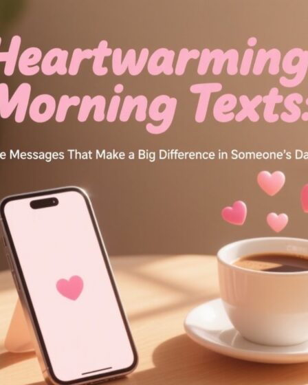 Heartwarming Morning Texts ☀️💬: Little Messages That Make a Big Difference in Someone’s Day
