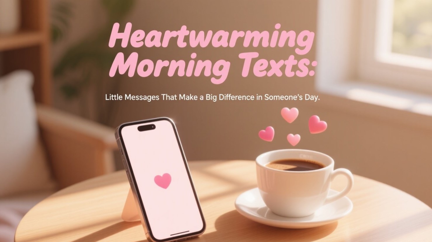 Heartwarming Morning Texts ☀️💬: Little Messages That Make a Big Difference in Someone’s Day
