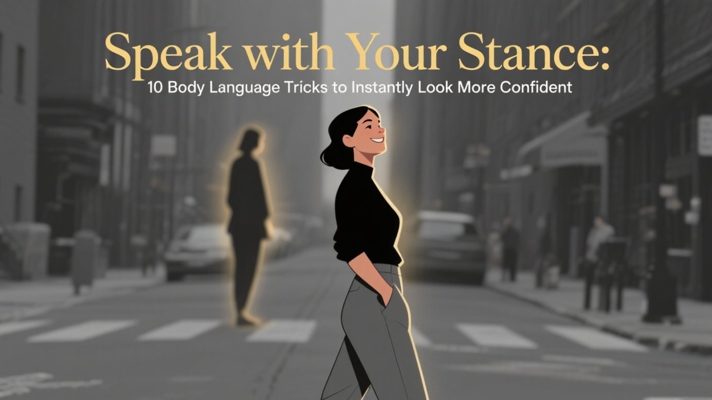 Speak with Your Stance: 10 Body Language Tricks to Instantly Look More Confident 😎💬