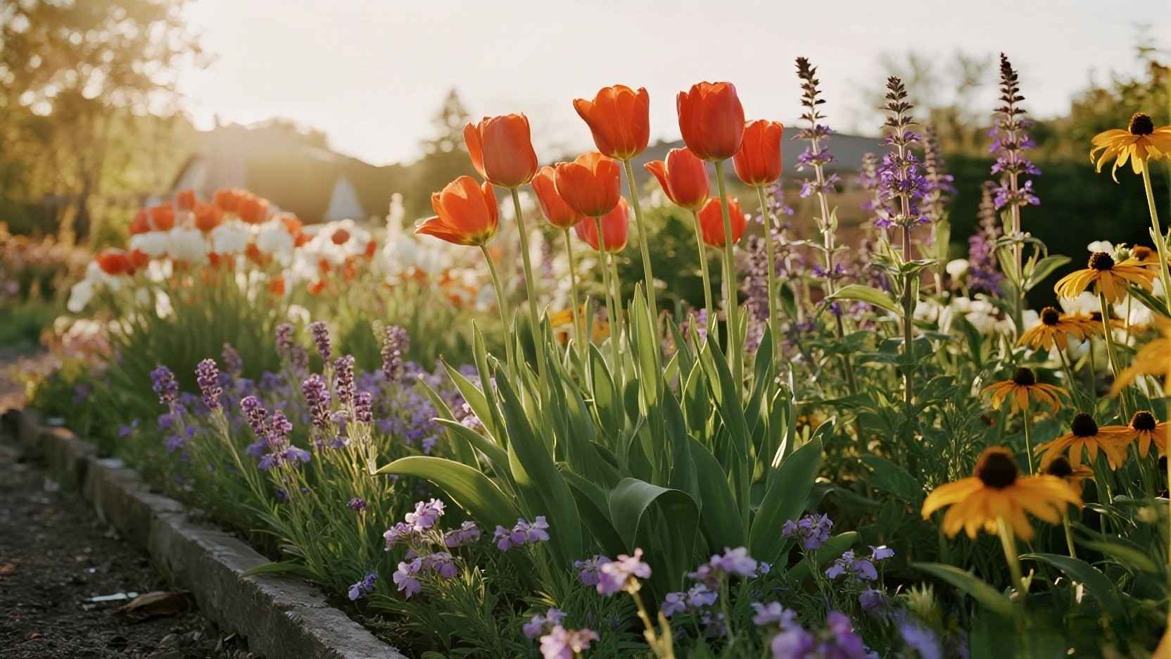 From Spring Pop to Summer Power: Companion Perennials That Keep Tulip Beds Blooming
