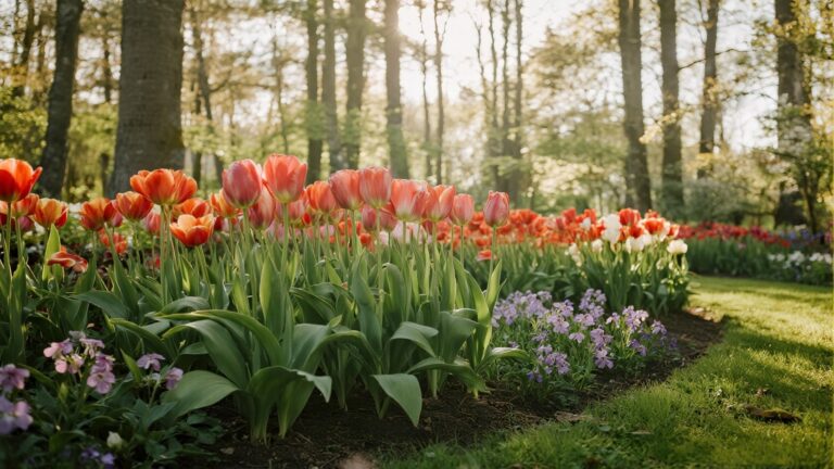 Shade-Smart Tulip Beds: What to Plant When Trees Leaf Out 🌳🌷