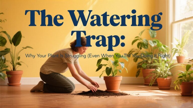 The Watering Trap: Why Your Plant Is Struggling (Even When You Think You’re Doing It Right) 🌱