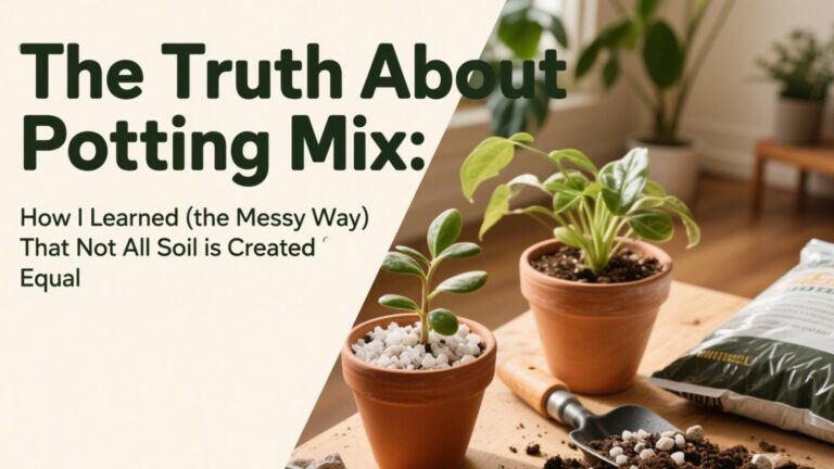 The Truth About Potting Mix: How I Learned (the Messy Way) That Not All Soil Is Created Equal 🌱💧