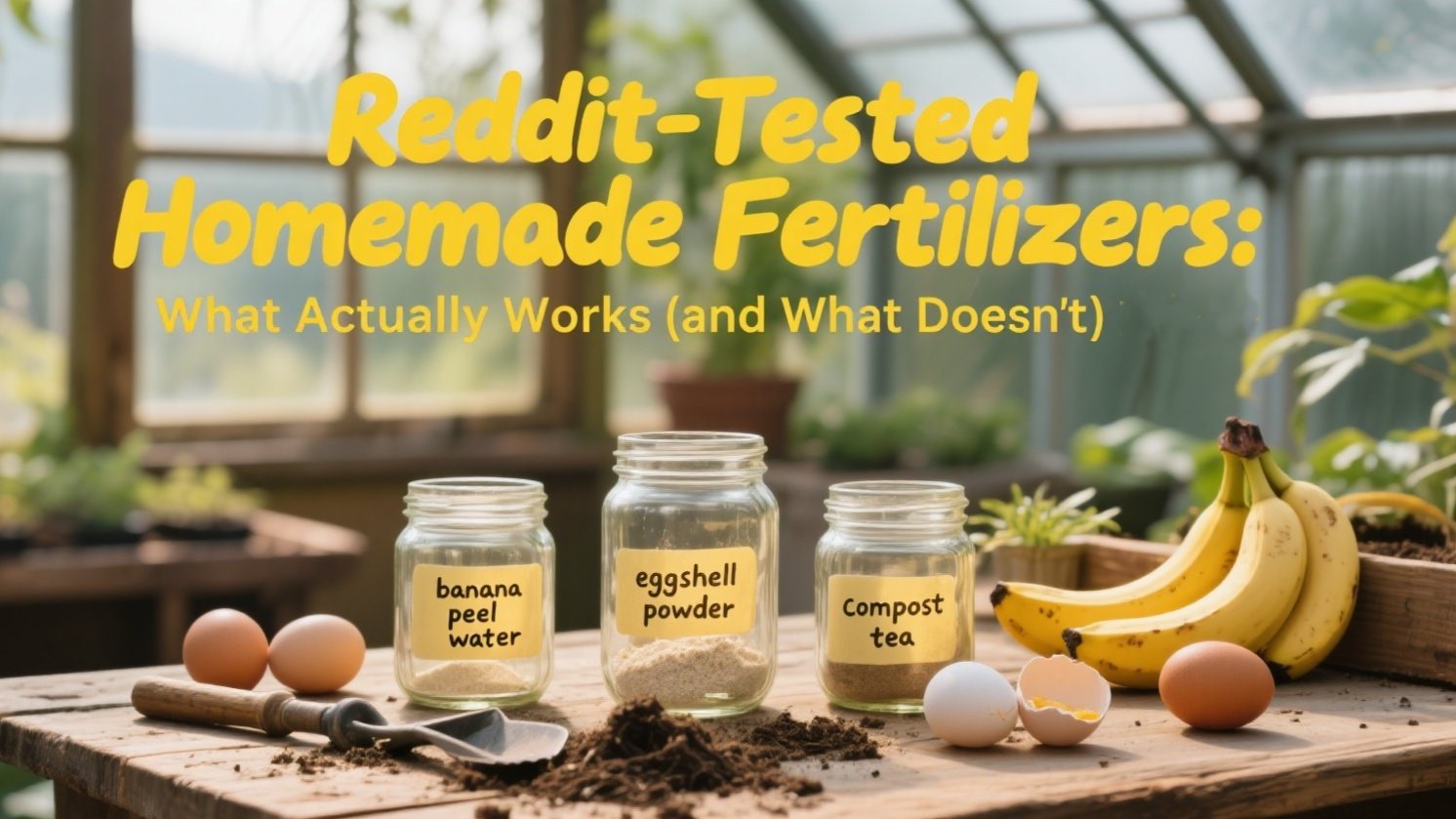 Reddit-Tested Homemade Fertilizers: What Actually Works (and What Doesnโt) ๐ผ๐