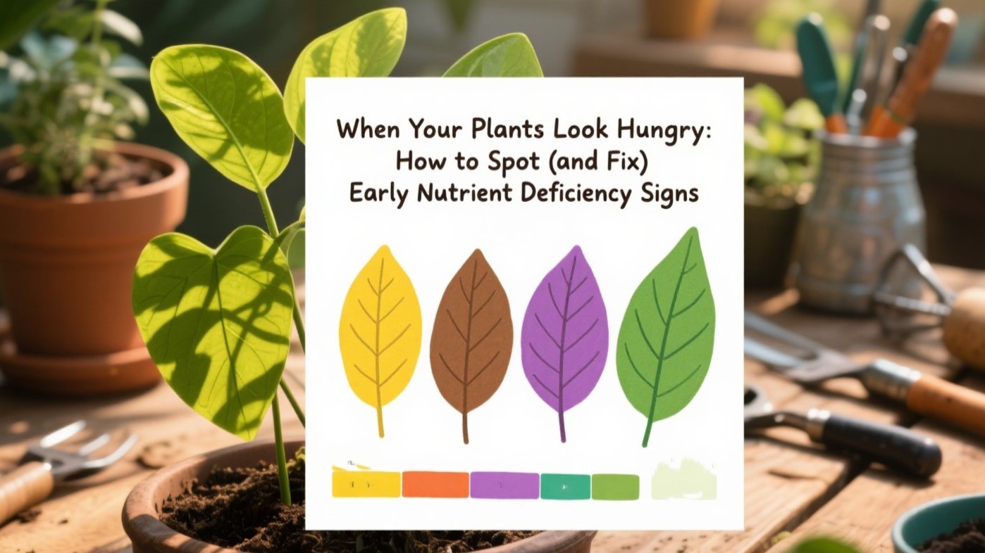 When Your Plants Look Hungry: How to Spot (and Fix) Early Nutrient Deficiency Signs πΌπ