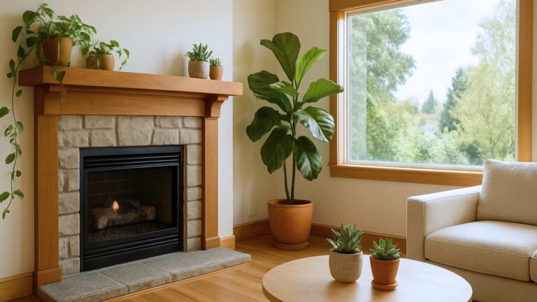 Plant-First Styling: Building a Spring Focal Point Around a Fireplace or Picture Window