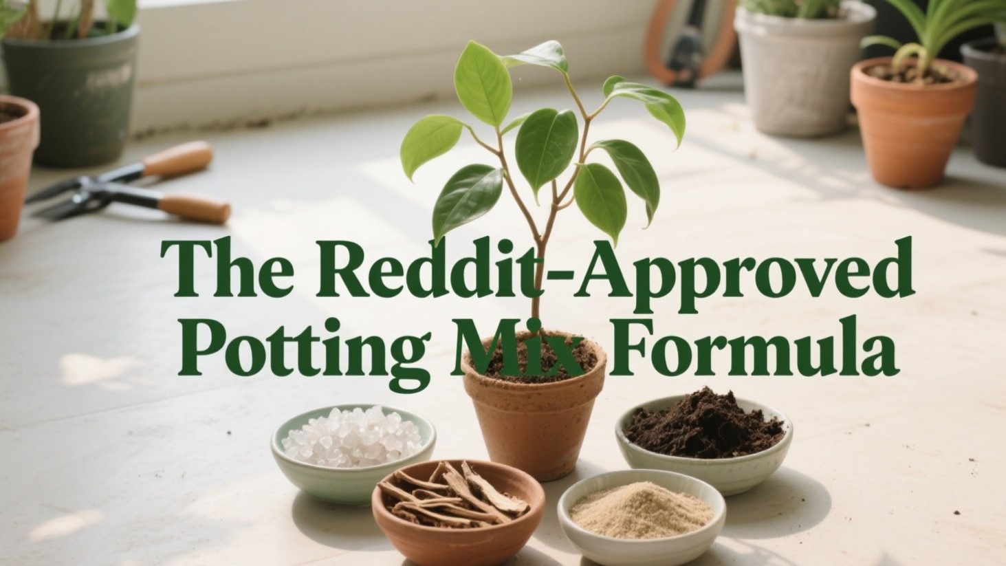 The Reddit-Approved Potting Mix Formula: Finding the Perfect Balance Between Drainage and Moisture 🌱🪴
