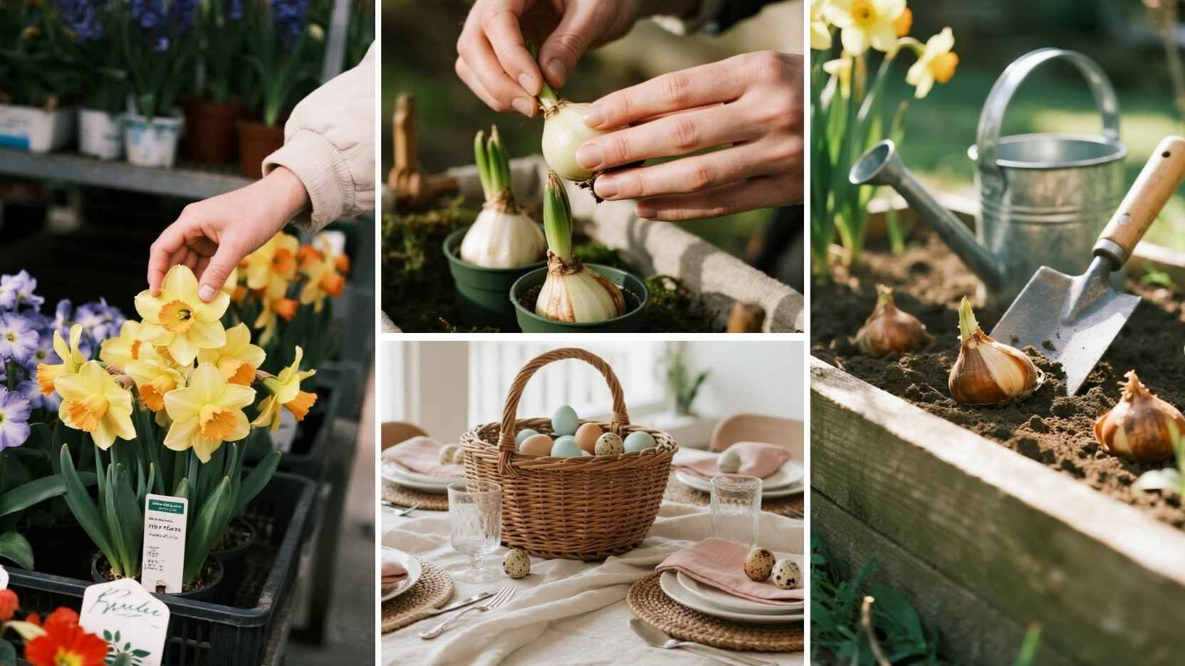 Replantable Easter: Living Bulb Baskets You Can Move Outdoors After the Holiday