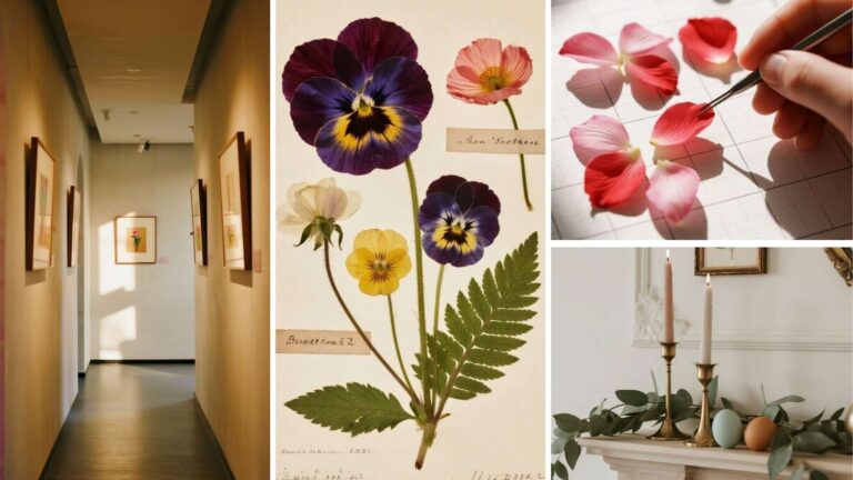 Pressed-Flower Frames for Easter: Turn Last Year’s Blooms into Breezy Spring Wall Art