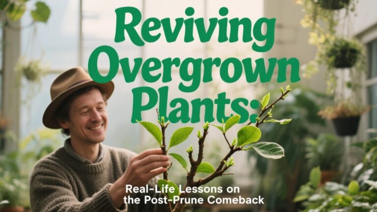 🌿 Reviving Overgrown Plants: Real-Life Lessons on the Post-Prune Comeback 🌞💪
