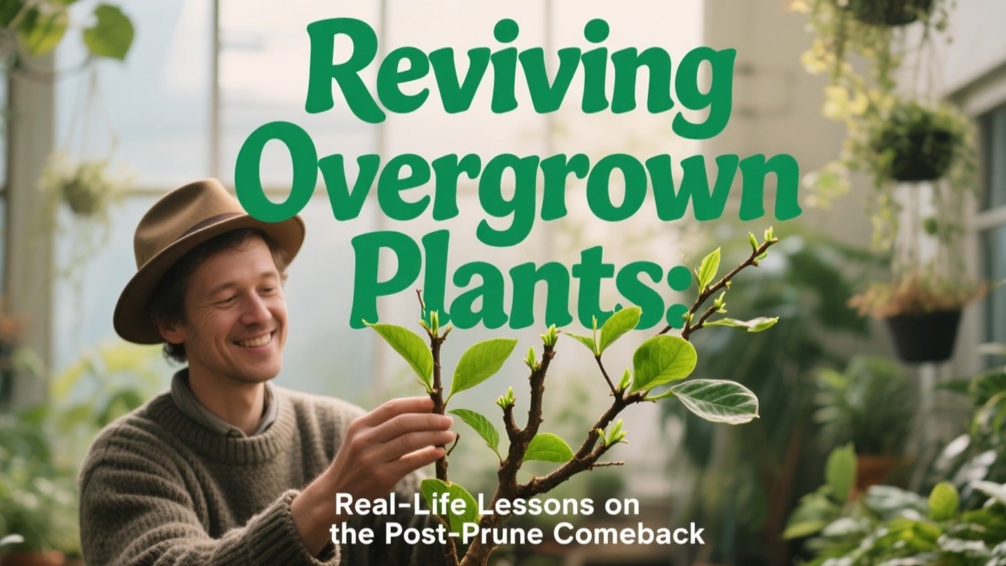 🌿 Reviving Overgrown Plants: Real-Life Lessons on the Post-Prune Comeback 🌞💪