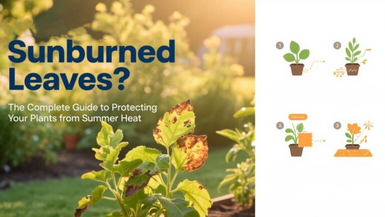 ☀️🔥 Sunburned Leaves? The Complete Guide to Protecting Your Plants from Summer Heat