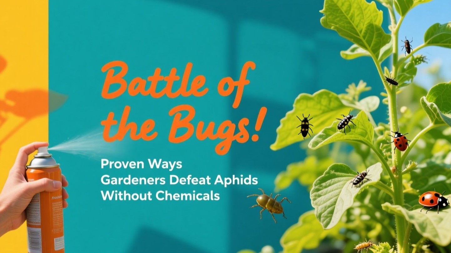 🪲🌿 Battle of the Bugs: Proven Ways Gardeners Defeat Aphids Without Chemicals