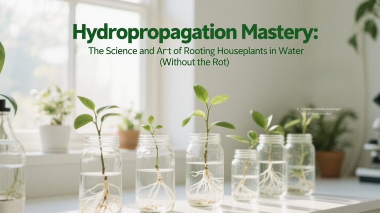 π§πΏ Hydropropagation Mastery: The Science and Art of Rooting Houseplants in Water (Without the Rot)