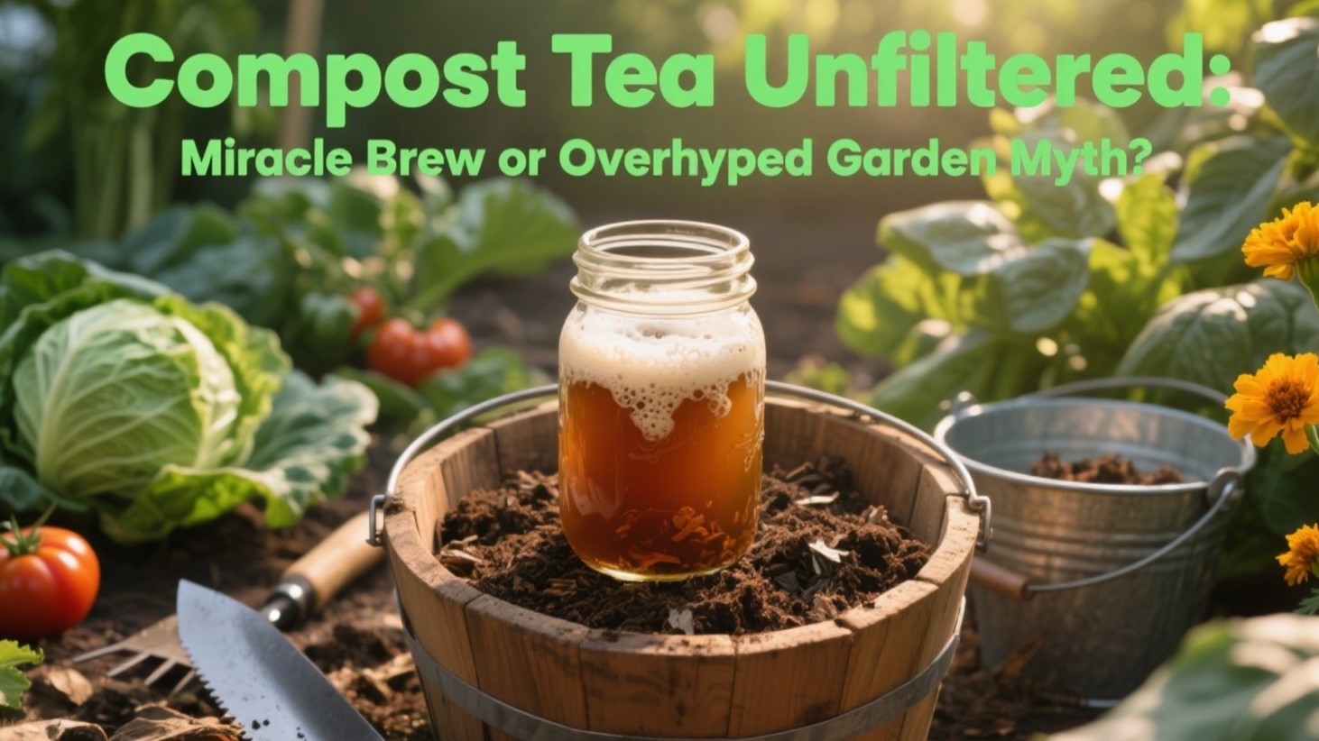 ☕ Compost Tea Unfiltered: Miracle Brew or Overhyped Garden Myth?🌱