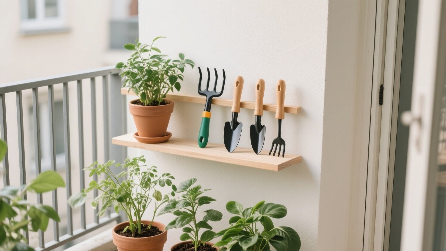 The Minimal Balcony Gardener: 5 Essential Tools You Actually Use