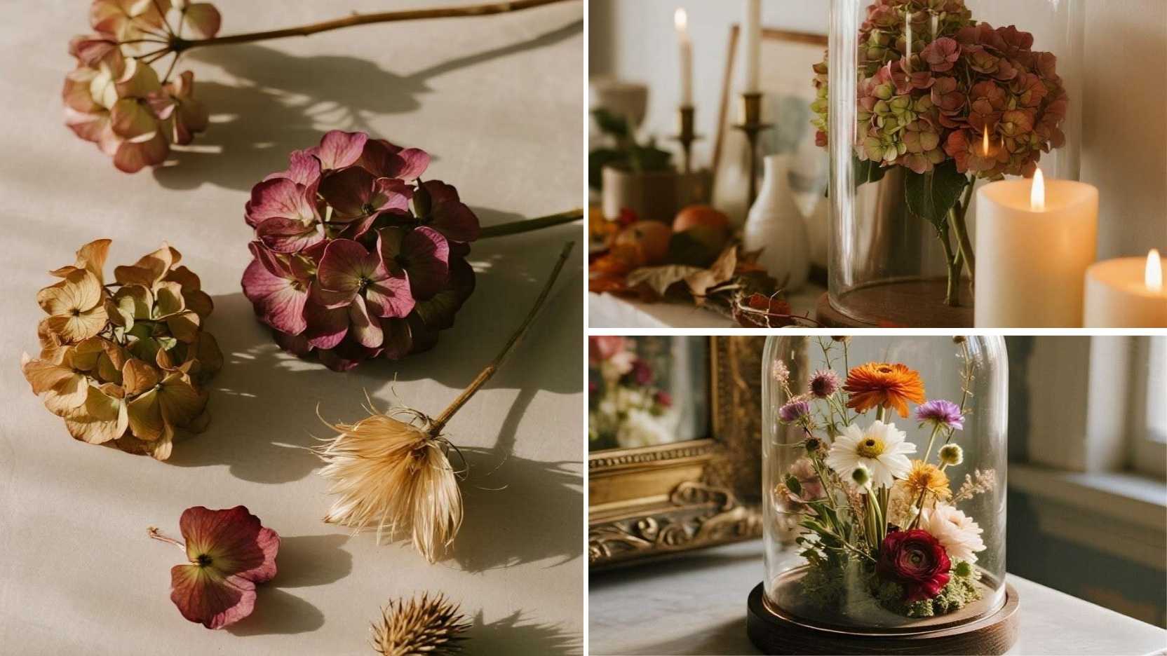 Silica-Set Fall Color: Mantel Vignettes with Depth & Glow