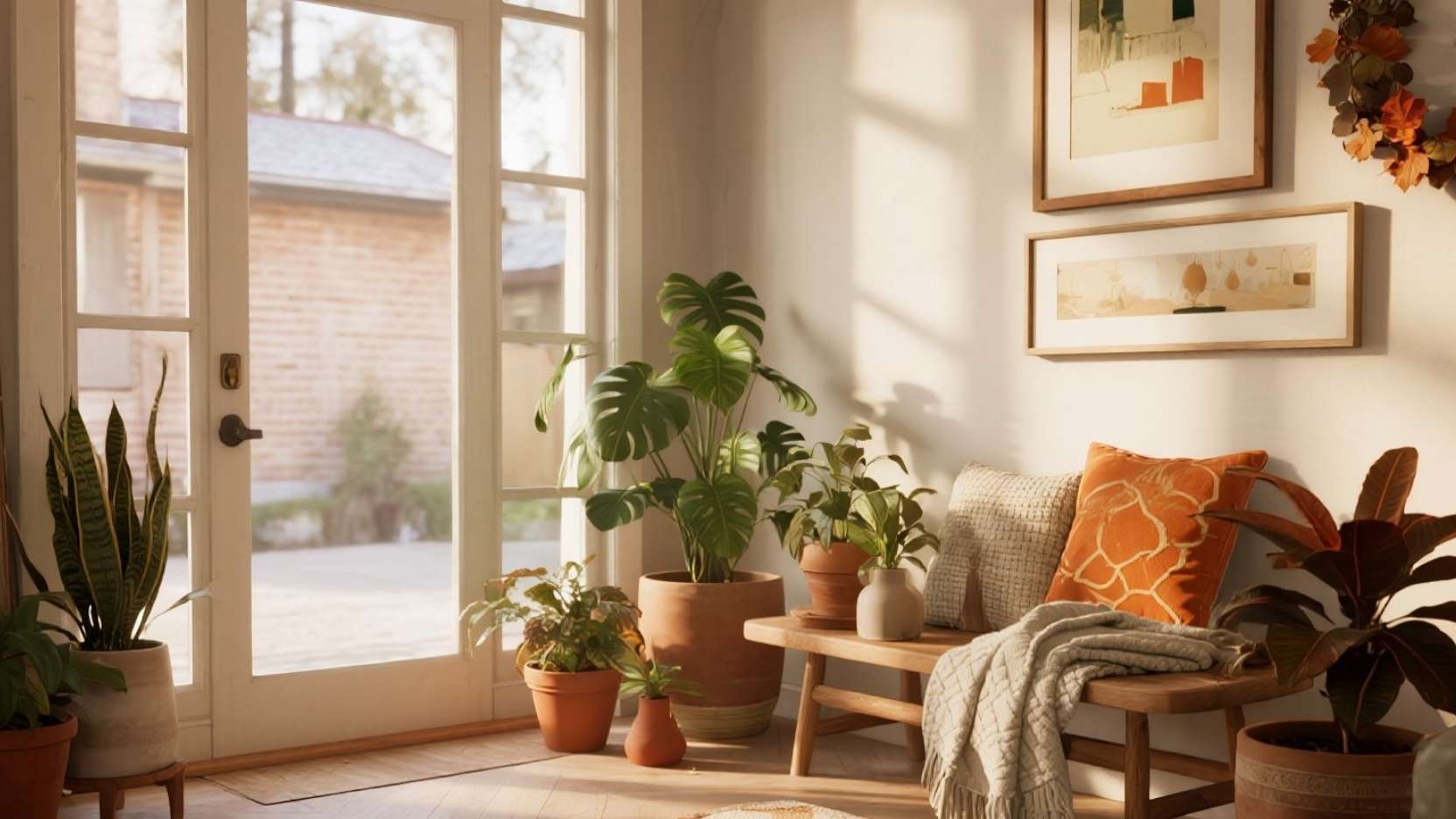 Indoor-Outdoor Flow In Fall: Transition Plants Inside Without Overwatering Them