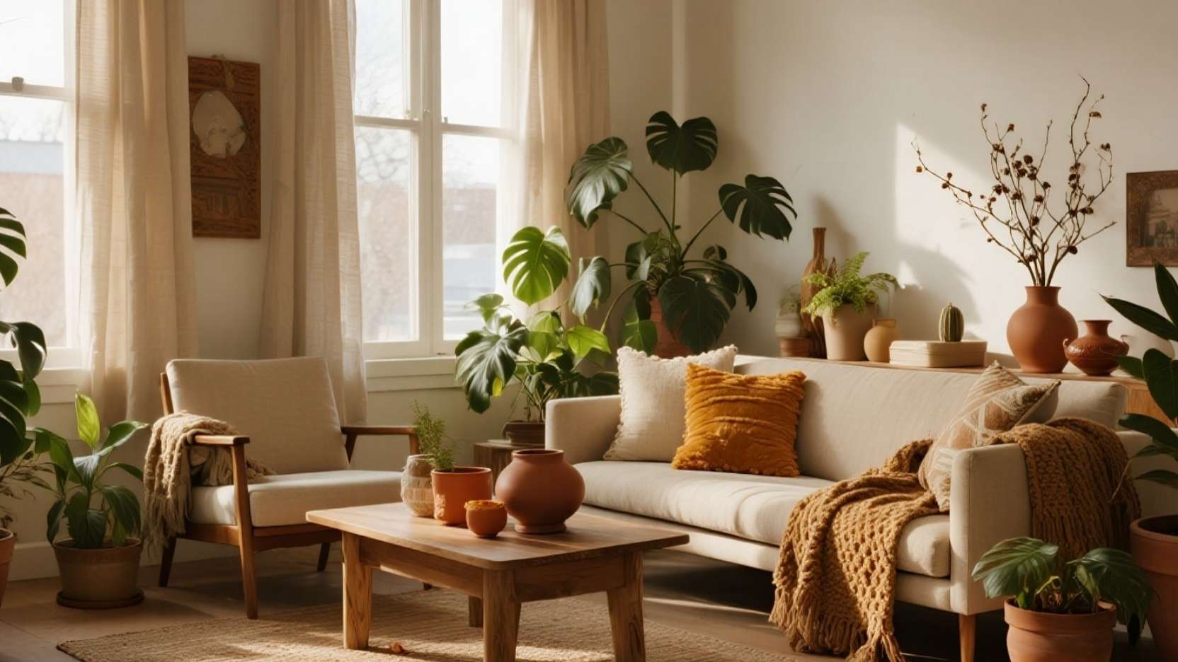 The Cozy Texture Stack: How to Make Green Plants Feel Warm in Fall