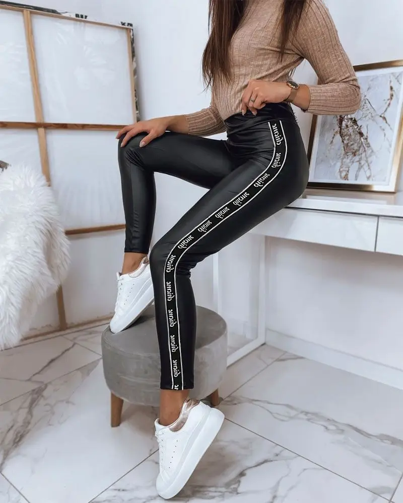 Faux Leather Pants