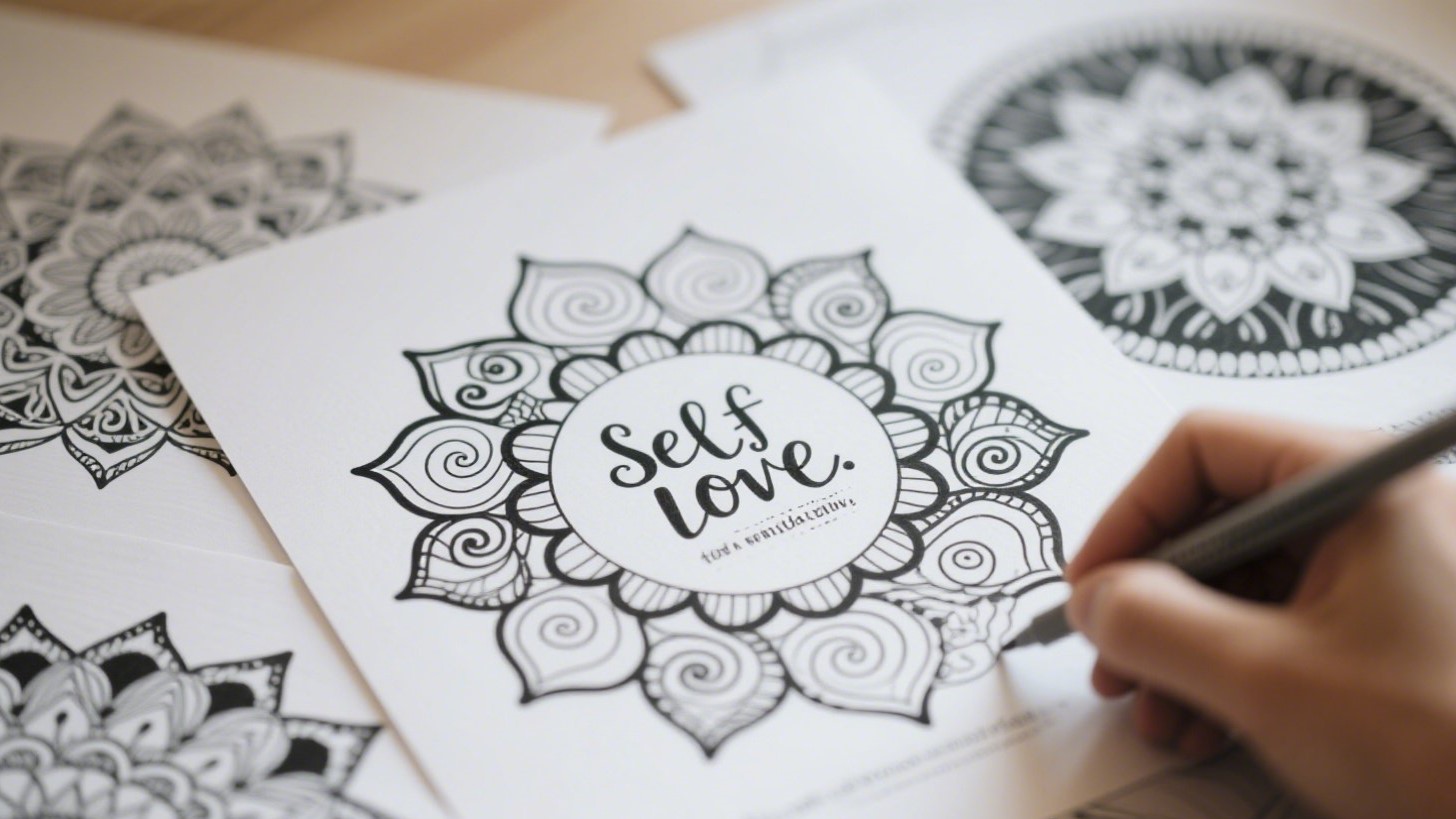 Color Your Calm: 10 Inspirational Coloring Sheets to Uplift Your Mind and Mood