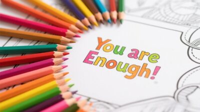 Inspirational Coloring Sheets: A Gentle Path to Daily Positivity Thumbnail