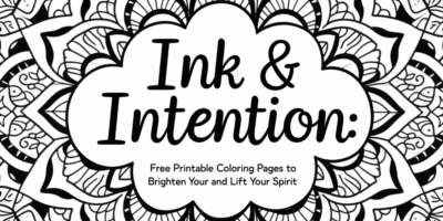 Ink & Intention: Free Printable Coloring Pages to Brighten Your Day and Lift Your Spirit Thumbnail