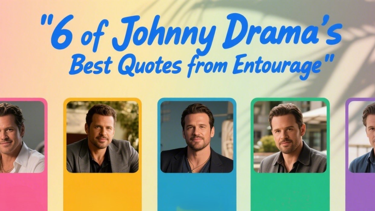 Johnny Drama’s Best Quotes