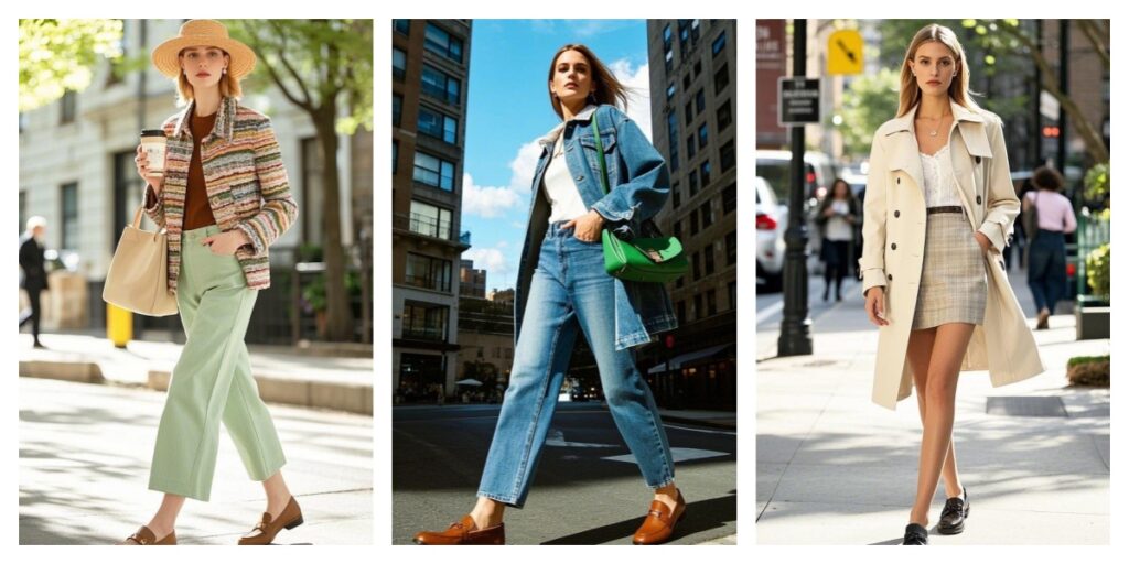 10 Stylish Ways for Women to Wear Loafers in Spring