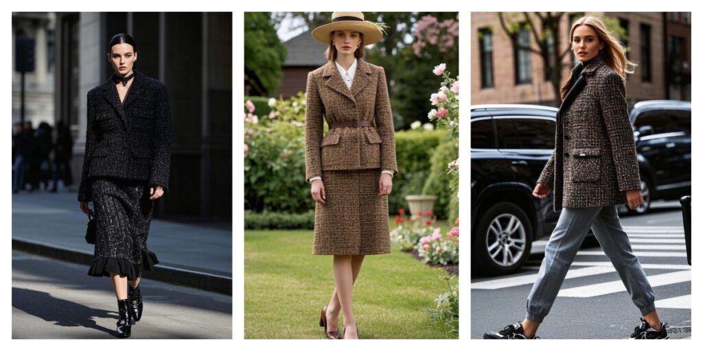 10 Ways Women Can Wear Tweed Jackets This Spring