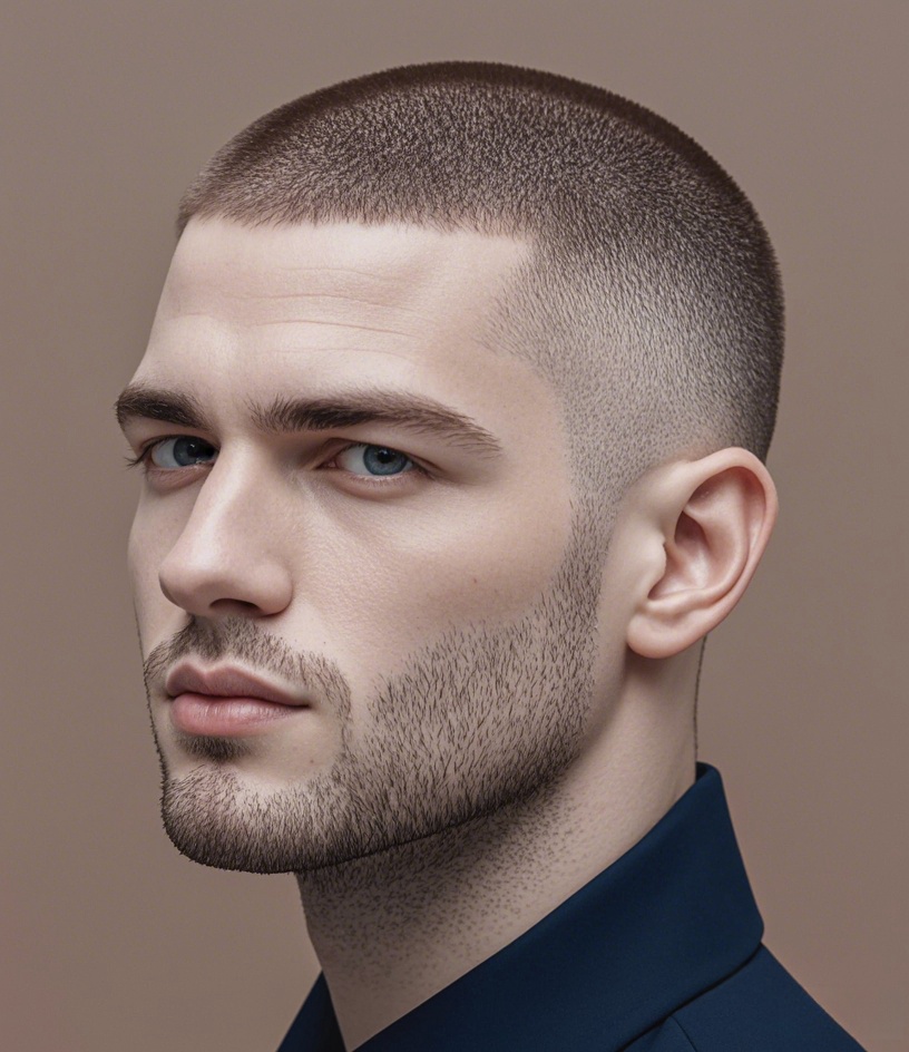 The Classic Buzz Cut with Low Fade