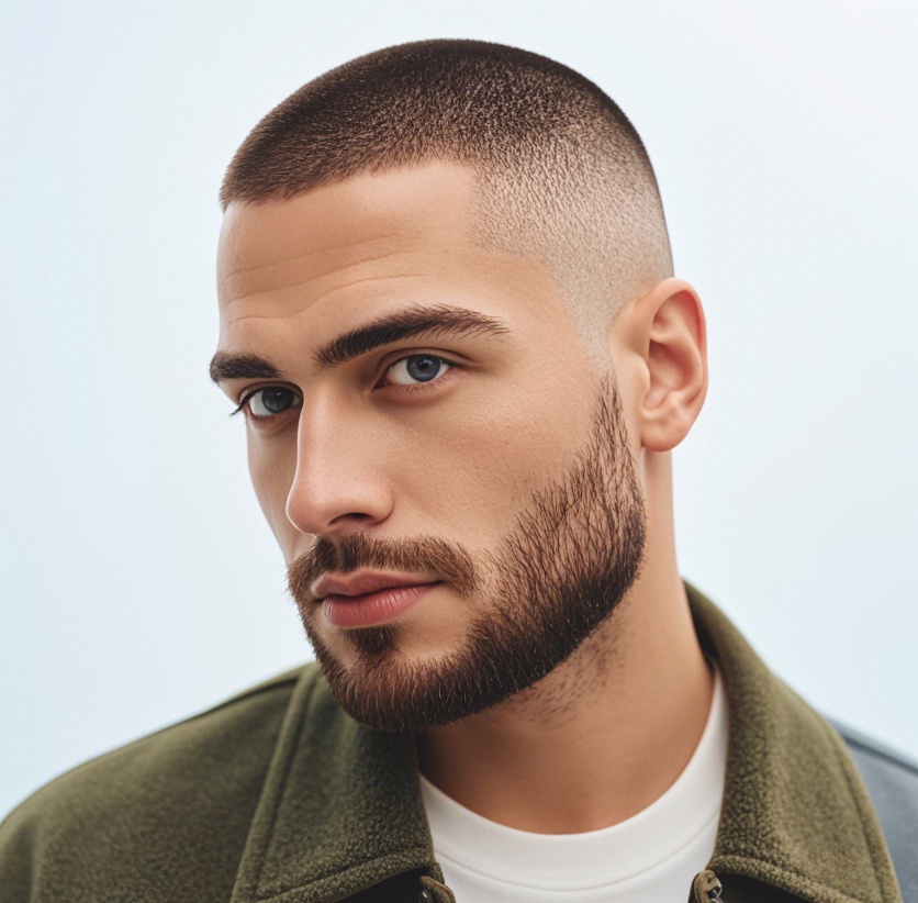 The Versatile Buzz Cut with Low Fade