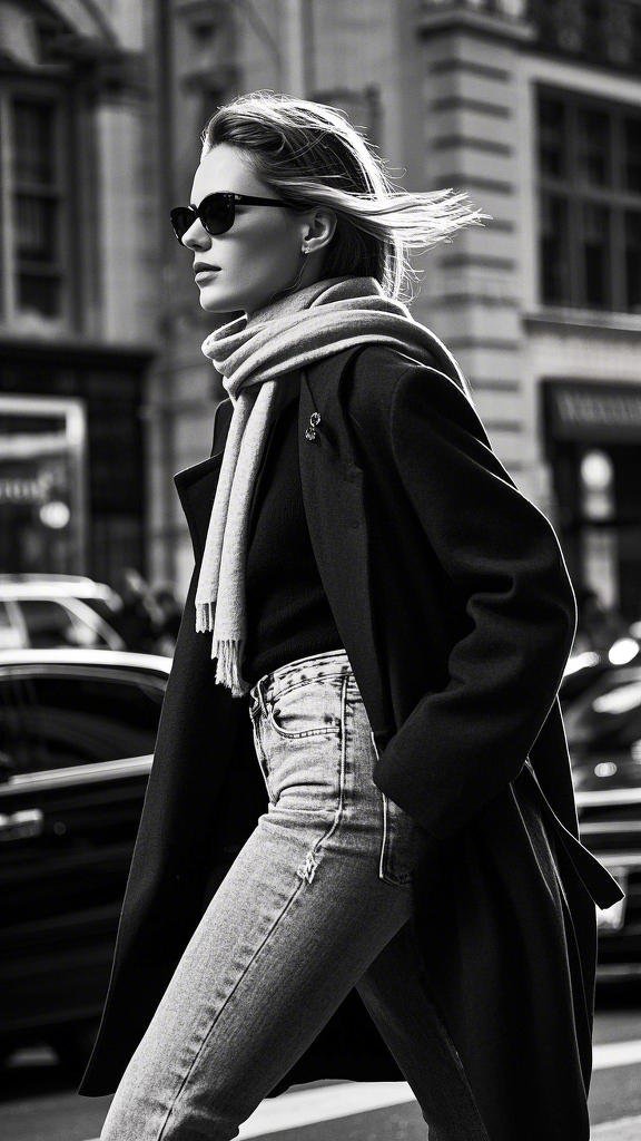 High - Waisted Light - Wash Skinny Jeans Look