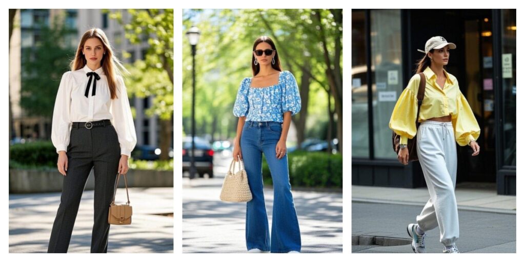 Rock Spring Fashion: 10 Puff-sleeve Blouse Outfit Ideas for Women