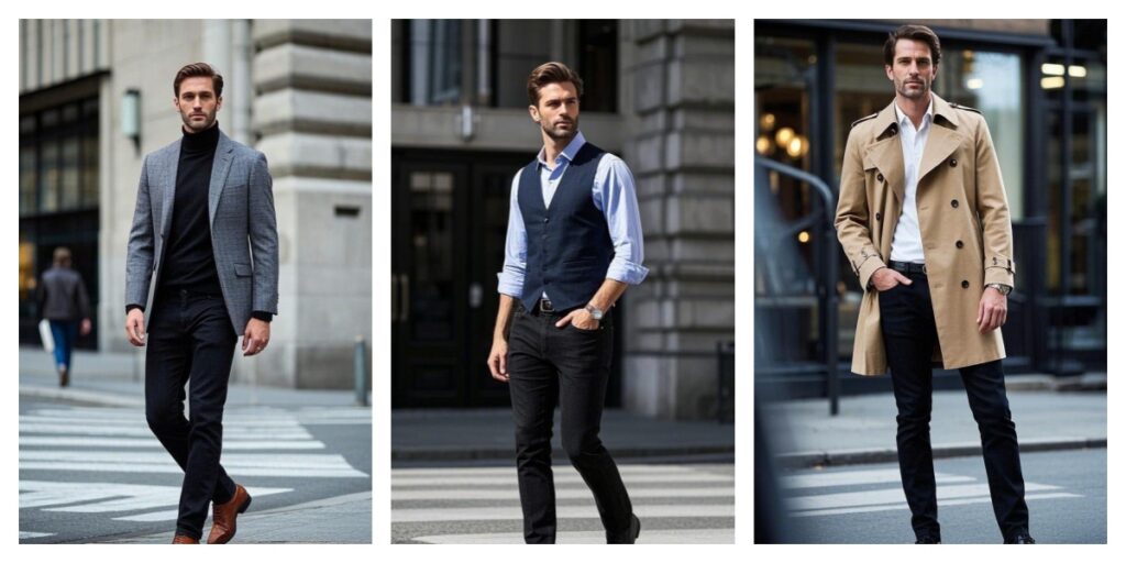 Transform Your Business Casual Look: 10 Ideas with Black Jeans for Men
