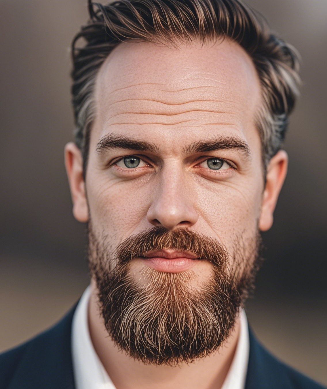 Man with a distinct short goatee style