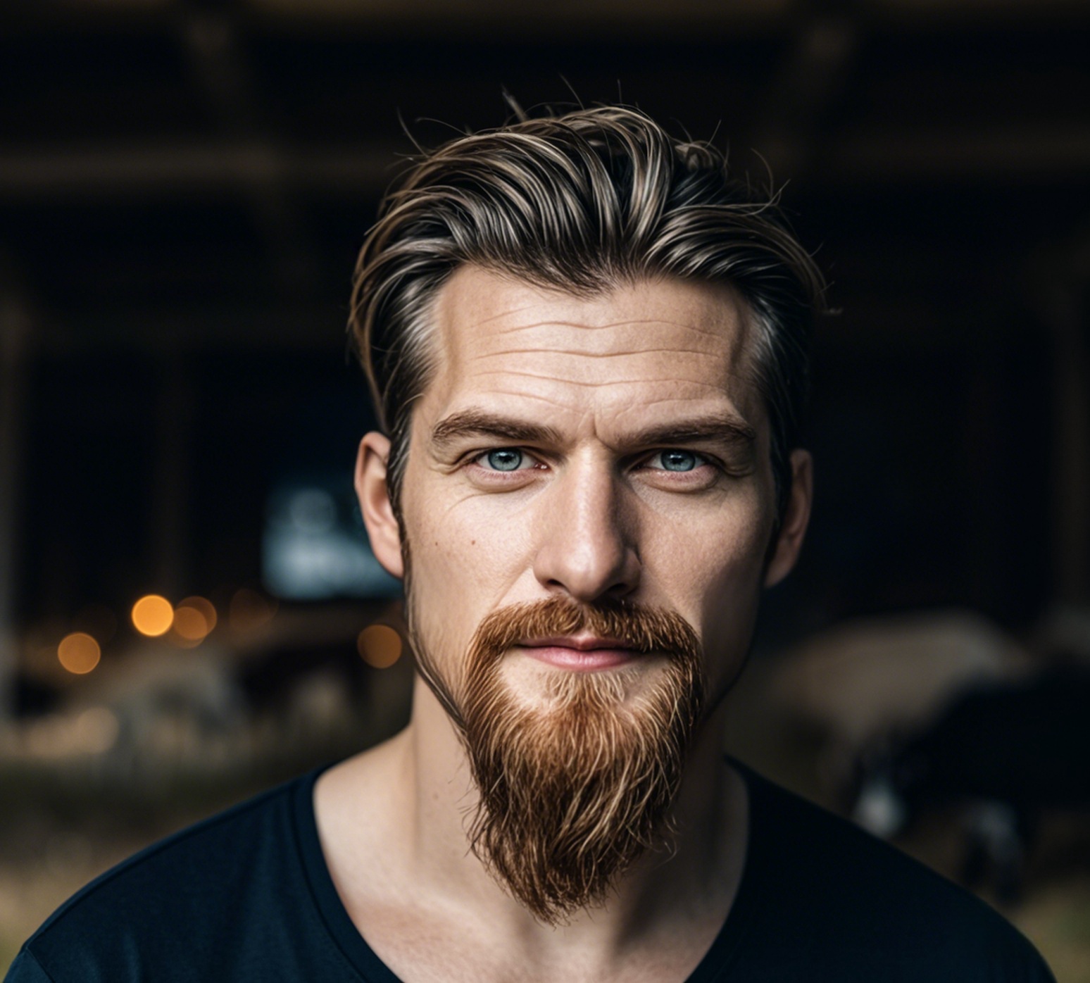 Man with a pointed short goatee