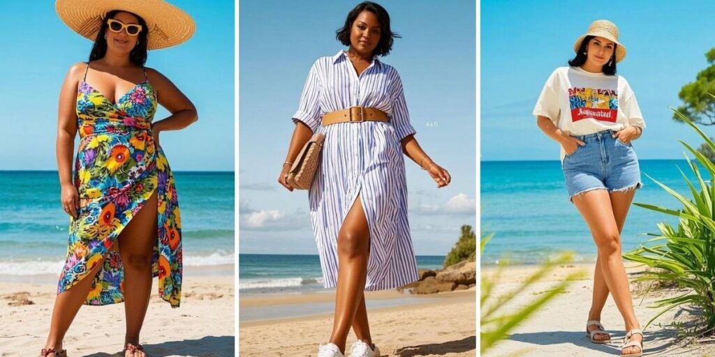 Beachside Confidence - Plus size Vacation Outfits