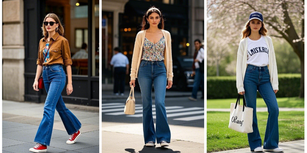 10 Stylish Ways to Wear Bootcut Jeans with Sneakers