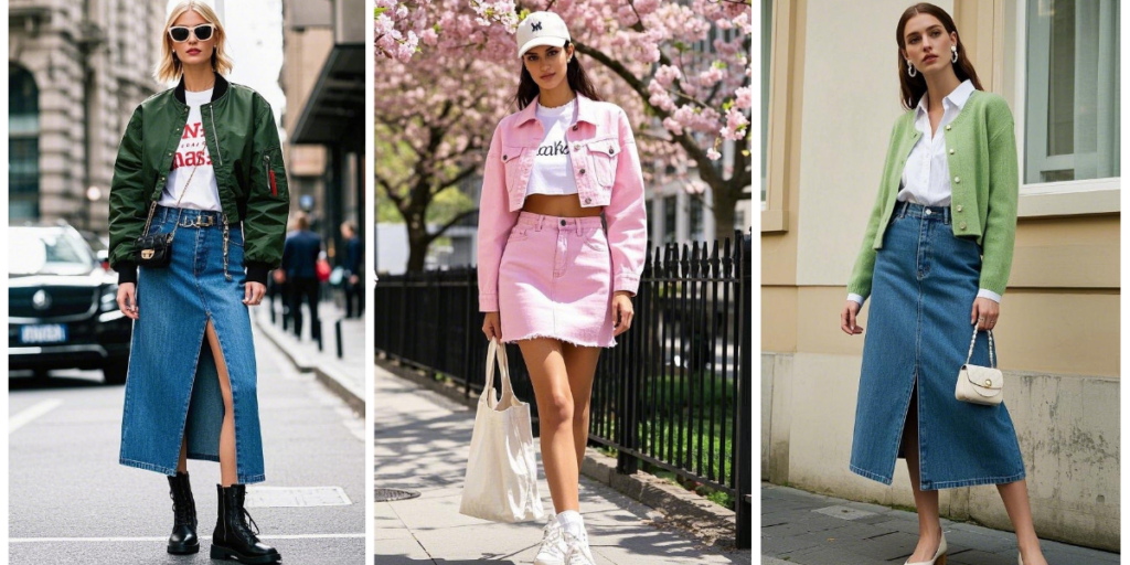 How to Style a Denim Skirt: Chic Outfit Ideas for Every Season & Occasion