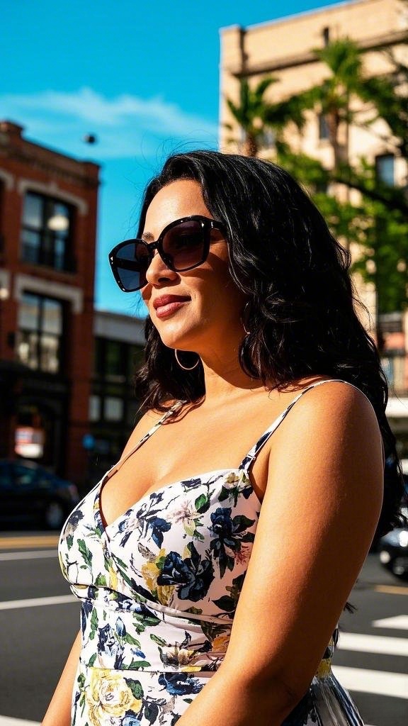 Oversized Sunglasses for round face