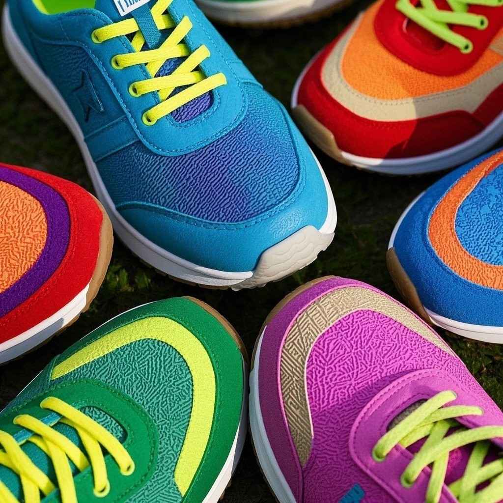 Colored and Patterned Sneakers