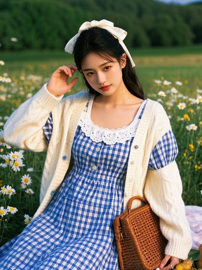 6. Cottagecore Vibes: Gingham, Lace & Ruffles