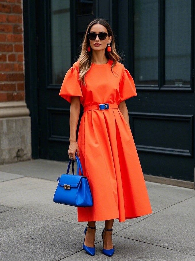 10. The Statement Color Dress