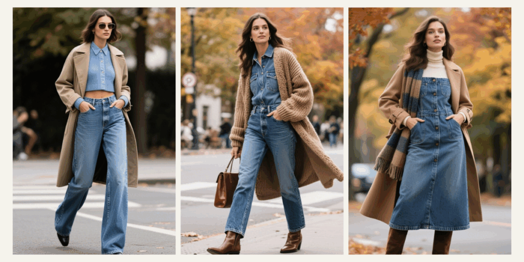 10 Fall Aesthetic Outfits for Women: The Denim Pinterest Vibe