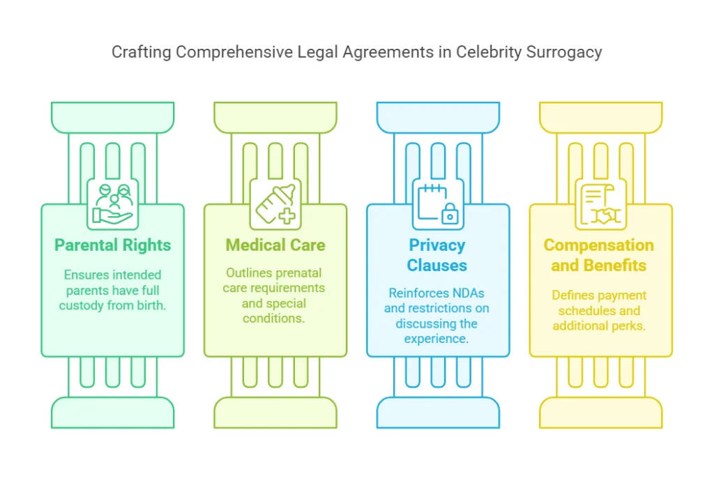 Crafting Comprehensive Legal Agreements in Celebrity Surrogacy