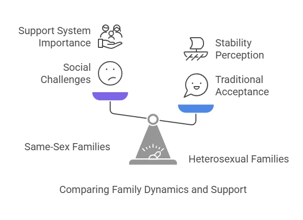Comparing Family Dynamics and Support