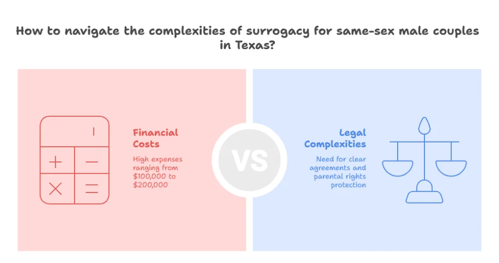 How to navigate the complexities of surrogacy for same-sex male couples in Texas?